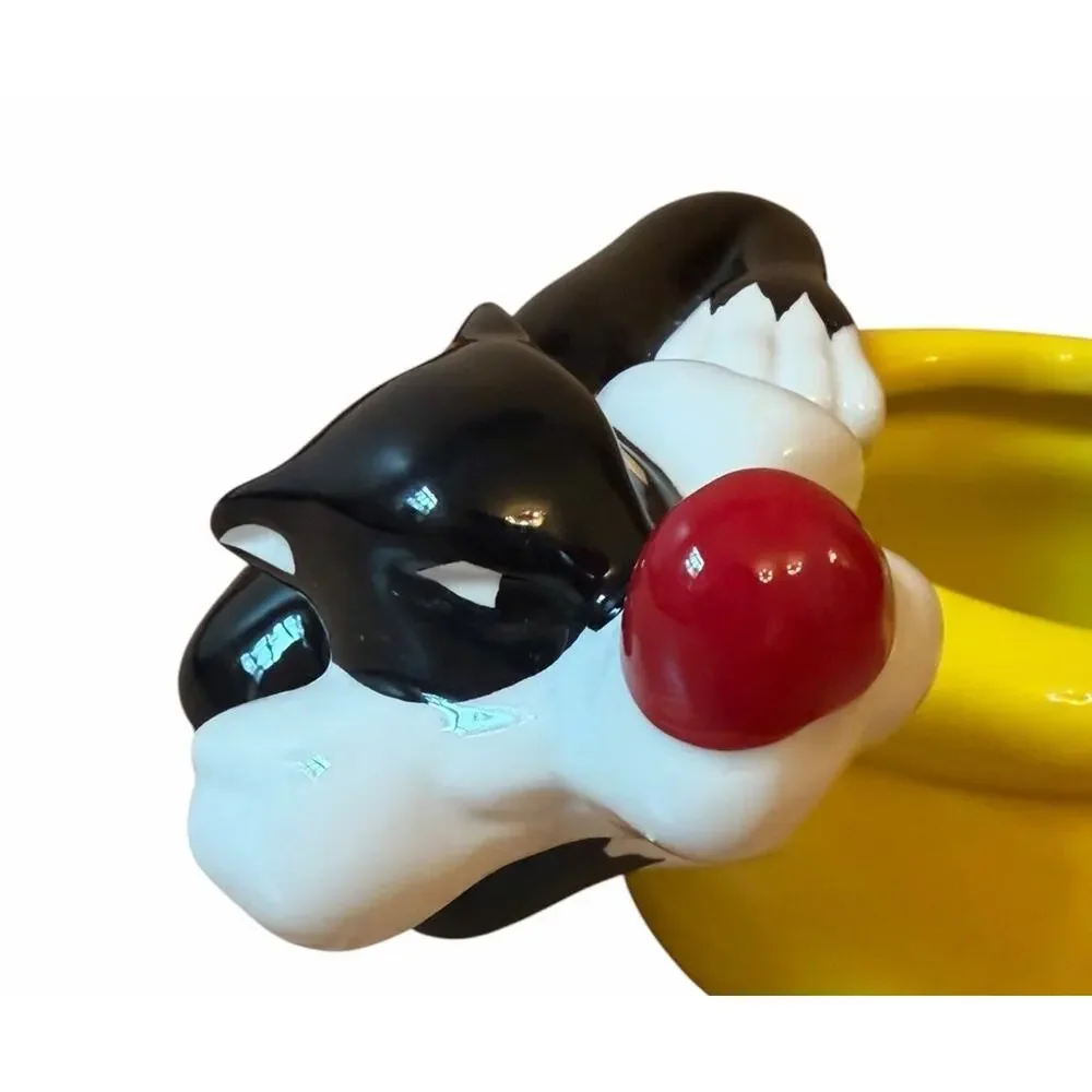 Vintage Sylvester Cat & Tweety Bird Planter Fast Shipping 3623-66